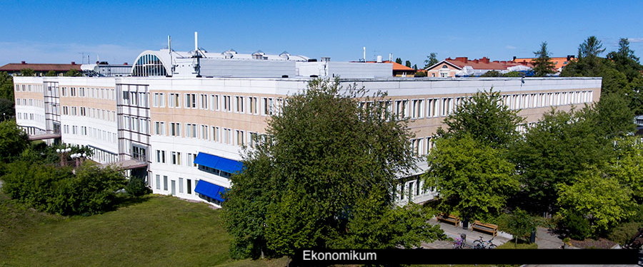 Ekonomikum, site of the Department of Statistics and the Department of Informatics and Media